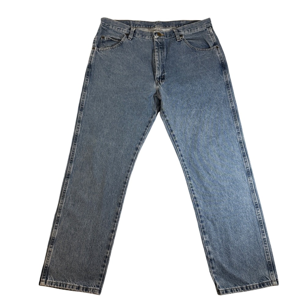 Wrangler Authentic Men's Straight Leg Jeans Medium Wash 38x30 96501DS Denim